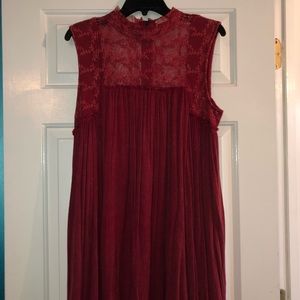 Altar’d State burnt orange lace dress
